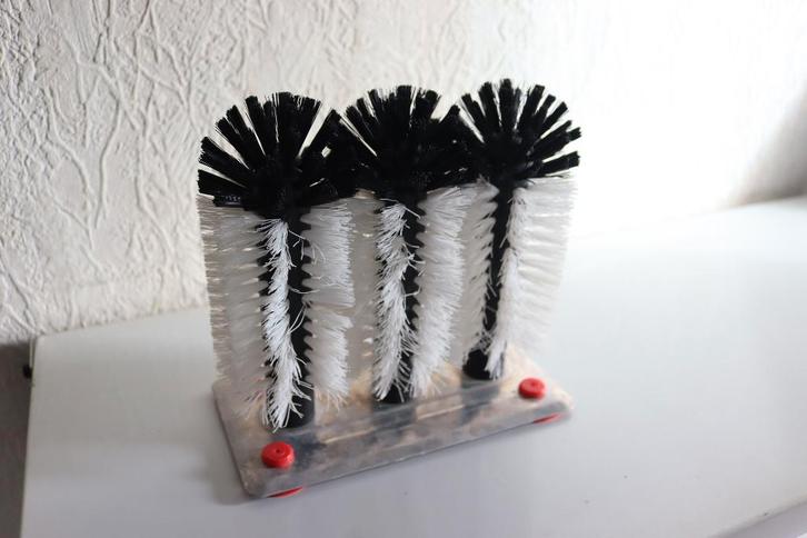 Glazenspoelborstel, Huis en Inrichting, Keuken | Keukenbenodigdheden, Gebruikt, Ophalen