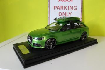 Audi RS6 Avant Green Metallic 1/18 Motorhelix beschikbaar voor biedingen