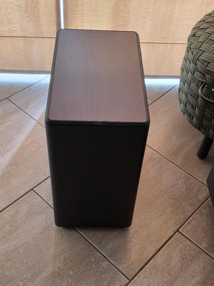 Philips Fidelio FW1 draadloze subwoofer, Audio, Tv en Foto, Luidsprekerboxen, Zo goed als nieuw, Subwoofer, 120 watt of meer, Philips