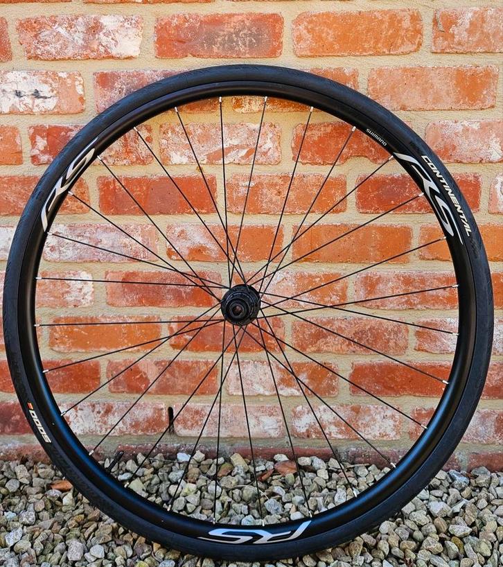 Shimano RS wielset + GP5000 30mm banden, Fietsen en Brommers, Fietsonderdelen, Zo goed als nieuw, Wiel, Ophalen of Verzenden