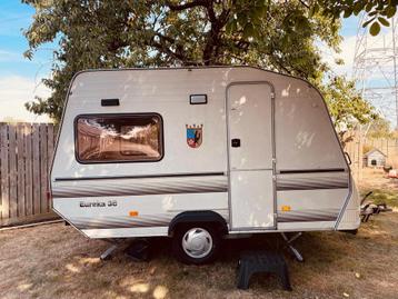 Caravan Home Eureka 38. 750 kg geremd. Keuringsvrij. beschikbaar voor biedingen