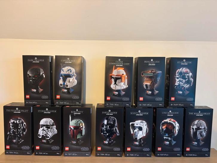 Lego star wars helmets NIEUW, Kinderen en Baby's, Speelgoed | Duplo en Lego, Nieuw, Lego, Ophalen of Verzenden