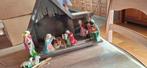 Complete kerststal meer dan  100 j oud retro, Antiek en Kunst, Ophalen
