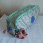 Kipling Triple plumier tricolore + singe, Moins de 30 cm, Kipling, Enlèvement ou Envoi, Moins de 25 cm