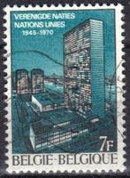 Belgie 1970 - Yvert/OBP 1549 - Verenigde Naties (ST), Timbres & Monnaies, Timbres | Europe | Belgique, Affranchi, Envoi, Oblitéré