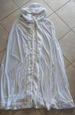 Verkleed Cape of mantel met kap wit fluweel, Kleding | Dames, Carnavalskleding en Feestkleding, Zo goed als nieuw, Kleding, Verzenden