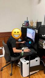 FREDDE gaming desk Ikea, Huis en Inrichting, Bureaus, Ophalen, Gebruikt, Bureau