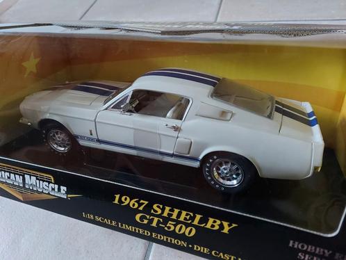 Shelby GT500 ERTL uit 1967, Hobby en Vrije tijd, Modelauto's | 1:18, Zo goed als nieuw, ERTL, Ophalen of Verzenden