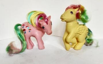 2 vintage My Little Pony Rainbow Collectie G1 1983 beschikbaar voor biedingen