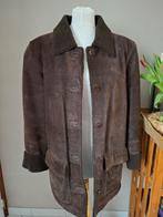 Veste en cuir véritable pour femme - épaisse et chaude - tai, Enlèvement ou Envoi, Taille 42/44 (L)