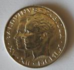 50 Fr zilver koninklijk huwelijk Boudewijn 1960, Postzegels en Munten, Ophalen of Verzenden, Losse munt, Geboorte of Huwelijk