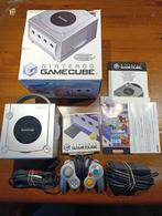 Gamecube Silver en boîte avec carte mémoire et une manette, Avec carte mémoire, Enlèvement ou Envoi, Avec 1 manette, Utilisé
