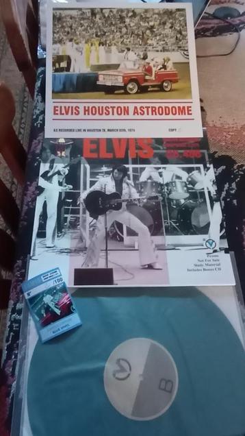 Elvis live bootleg lp, Houston Astrodome,  beschikbaar voor biedingen
