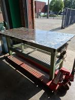 metalen werkbank (lastafel), Doe-het-zelf en Bouw, Werkbanken, Ophalen, Gebruikt, 170 cm of meer