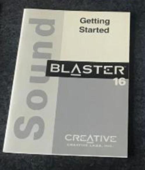 Gezocht: Soundblaster boekjes, Computers en Software, Geluidskaarten, Gebruikt, Verzenden