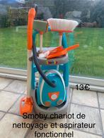 Chariot et aspirateur smoby enfant impeccable, Enlèvement, Comme neuf