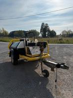 Hogedrukreiniger met aanhanger, Tuin en Terras, Hogedrukreinigers, Zo goed als nieuw, Benzine, Honda, Met autostop en -start