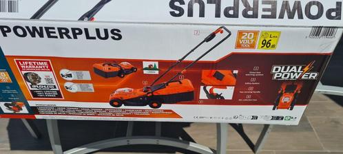 Tondeuse électrique PowerPlus Dual Power, Tuin en Terras, Grasmaaiers, Nieuw, Accu-grasmaaier, Ophalen