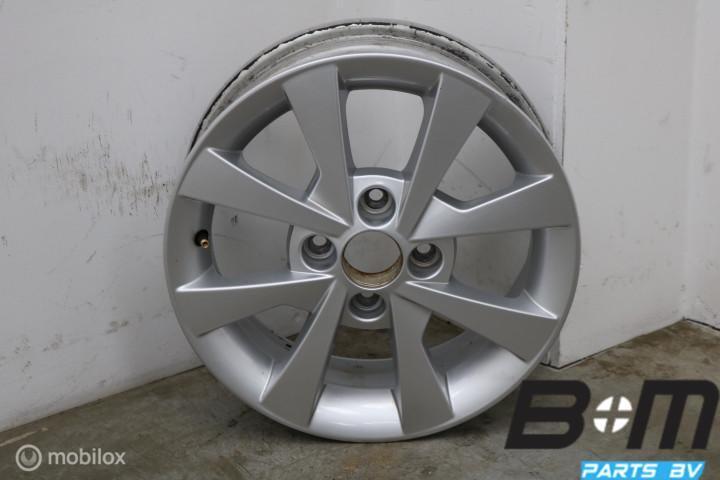 1 losse 14 inch lichtmetalen velg Skoda Citigo 1ST601025E, Gebruikt, Velg(en)