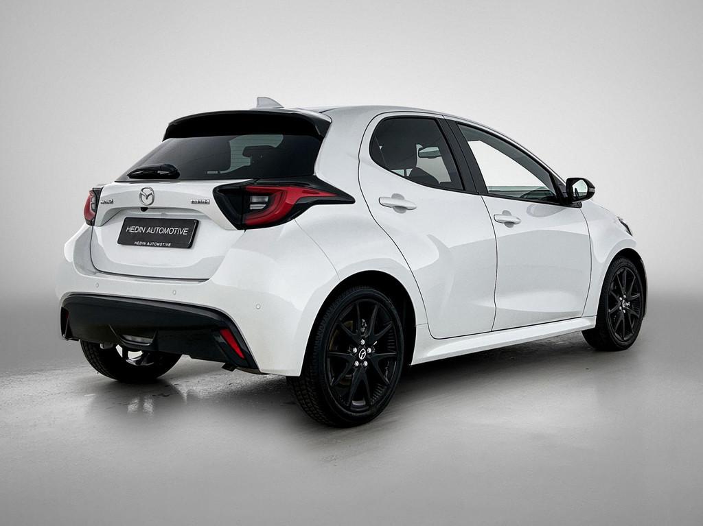 Mazda 2 1.5 Hybrid 85kW Homura, Gebruikt, Zwart, 116 pk, 450 kg
