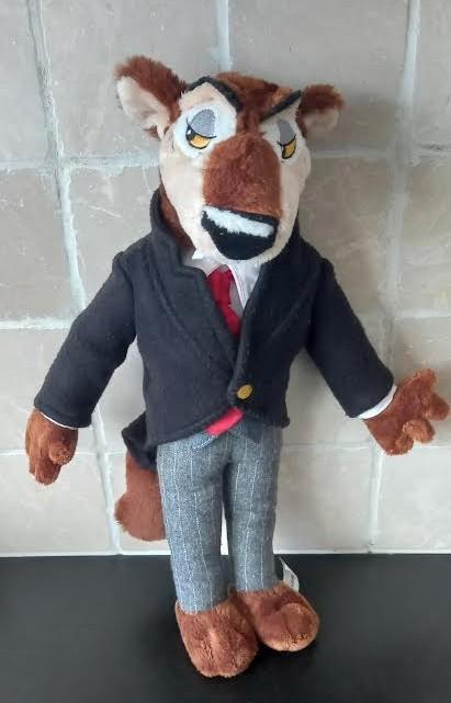 Knuffel boze wolf Efteling sprookjesbos 38 cm, Verzamelen, Efteling, Zo goed als nieuw, Ophalen of Verzenden