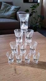 Shot glaasjes Bols met scheiding (blue thrill), Enlèvement ou Envoi, Utilisé, Verres et Verres à shot
