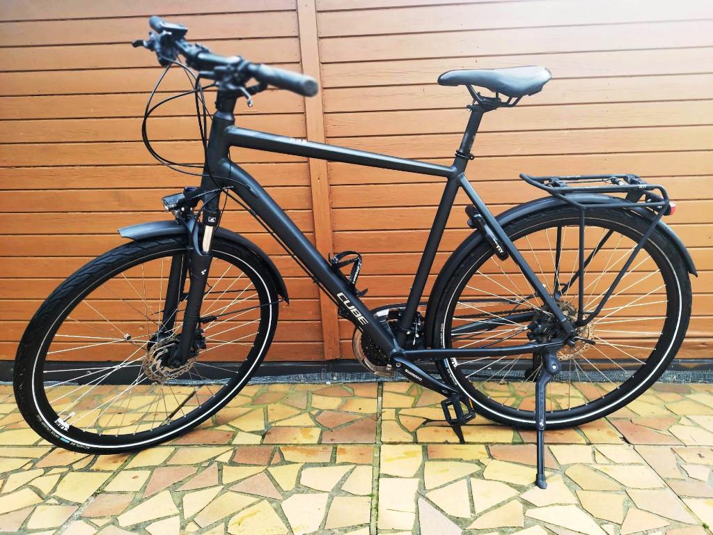 CUBE Touring Herenfiets - Maat M / L, Fietsen en Brommers, Ophalen, Gebruikt, Schijfrem, Versnellingen