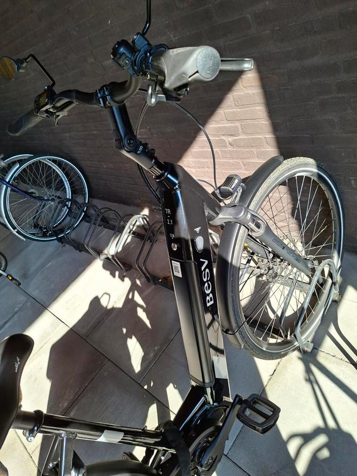 Elektrische stadsfiets BESV tr 2.1 zwart, Fietsen en Brommers, Fietsen | Vouwfietsen, Ophalen