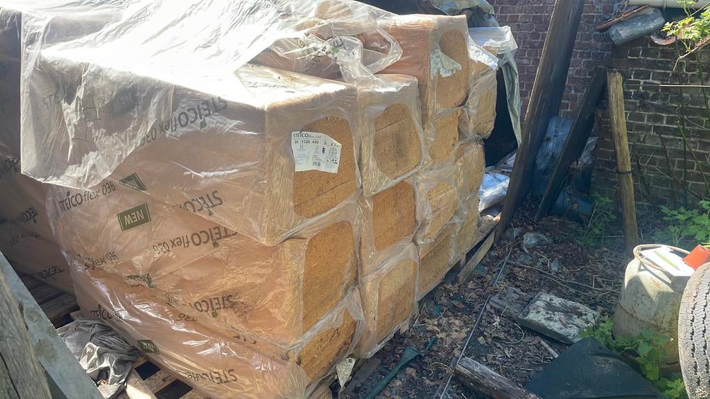 Steicoflex ecologische isolatie overschot, Bricolage & Construction, Isolation & Étanchéité, 15 m² ou plus, Isolation de toiture