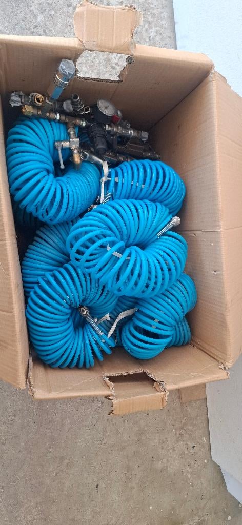 Tuyaux d'air comprimé spiralé, Enlèvement, Utilisé