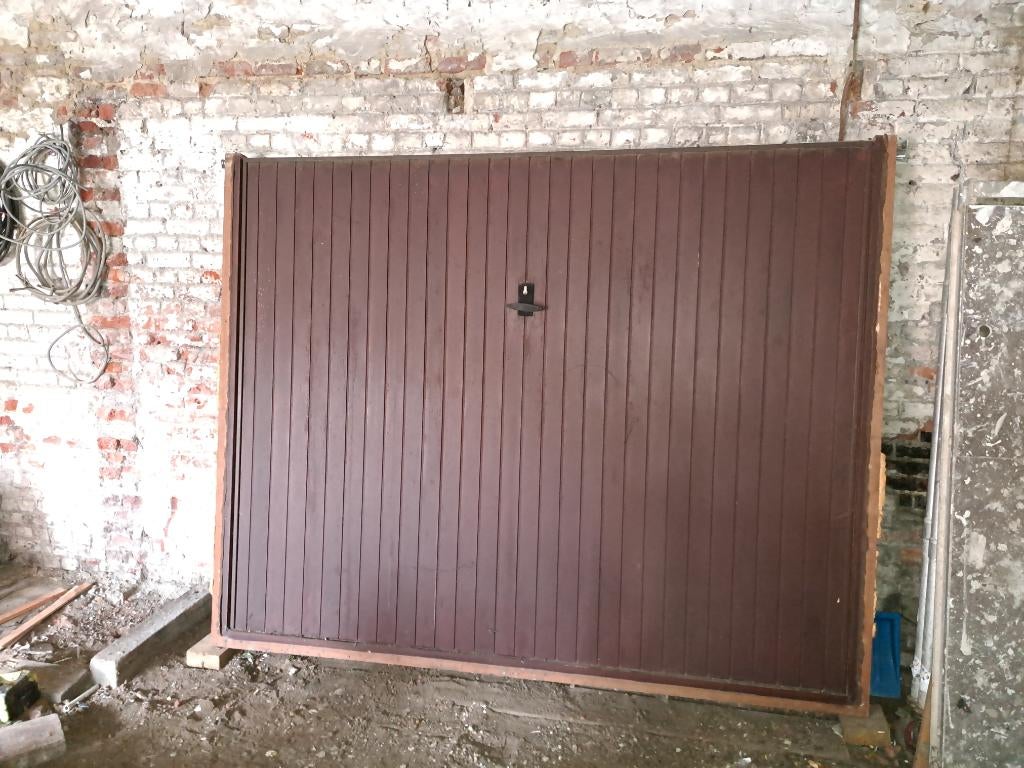 Porte de garage, Enlèvement, Comme neuf, Bois, Autres types