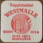 WESTMALLE/TRAPPISTENBIER/bierviltje, Verzamelen, Ophalen of Verzenden, Zo goed als nieuw, Viltje(s), Overige merken