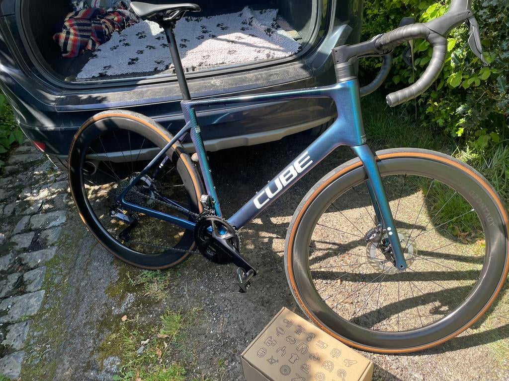 Cube attain c62 slt, Vélos & Vélomoteurs, Vélos | Vélos de course, Enlèvement, Neuf, Carbone, Hommes