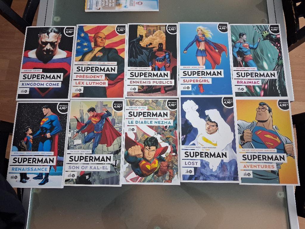 Superman collection FNAC Reste 8 numéros, Boeken, Strips | Comics, Ophalen, Complete serie of reeks, Europa, Zo goed als nieuw
