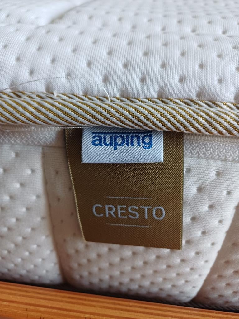 Twee Auping matrassen zo goed als nieuw, Maison & Meubles, Chambre à coucher | Matelas & Sommiers, 90 cm, Matelas, 210 cm, Enlèvement