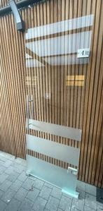 Glazen deur, Doe-het-zelf en Bouw, Deuren en Vliegenramen, Ophalen, Gebruikt, 80 tot 100 cm, Binnendeur