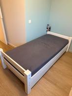 Kinderbed met lade voor extra matras, Huis en Inrichting, Slaapkamer | Bedden, Ophalen, Gebruikt, Eenpersoons, Wit