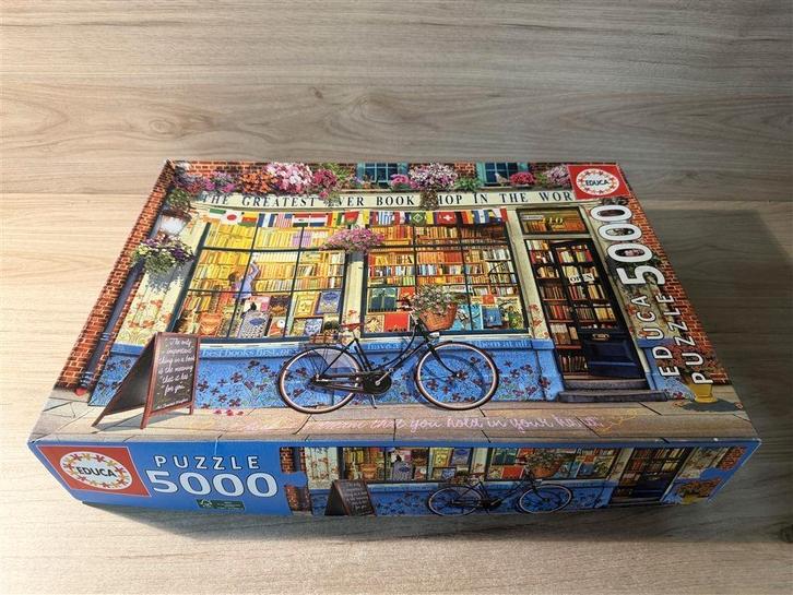 Educa - de boeken winkel - 5000 stuks - s6667, Hobby & Loisirs créatifs, Sport cérébral & Puzzles, Comme neuf, Envoi