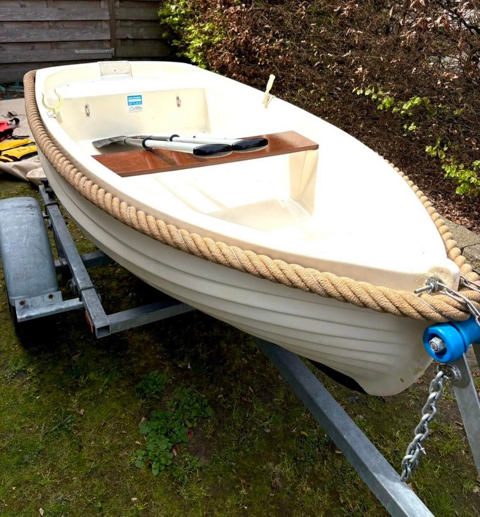 Sloop - bateau de pêche - bateau à rames avec remorque, Sports nautiques & Bateaux, Enlèvement