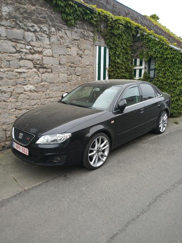 SEAT Exeo 2.0 CR TDi Style DPF, Auto's, Seat, Particulier, Exeo, Diesel, Euro 5, Berline, Handgeschakeld, Zwart, Zwart, Leder