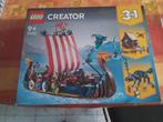 lego creator 3 in 1 vikingsschip, Kinderen en Baby's, Speelgoed | Duplo en Lego, Ophalen of Verzenden, Nieuw, Complete set, Lego