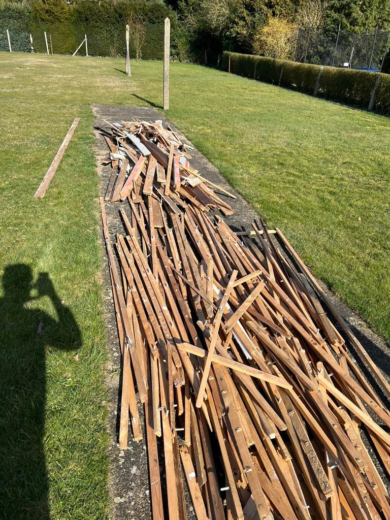 gratis hout, Ophalen