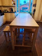 3 Tables hautes et 6 tabourets ikea, Maison & Meubles, Tabourets de bar, 5 tabourets ou plus, Enlèvement, Comme neuf