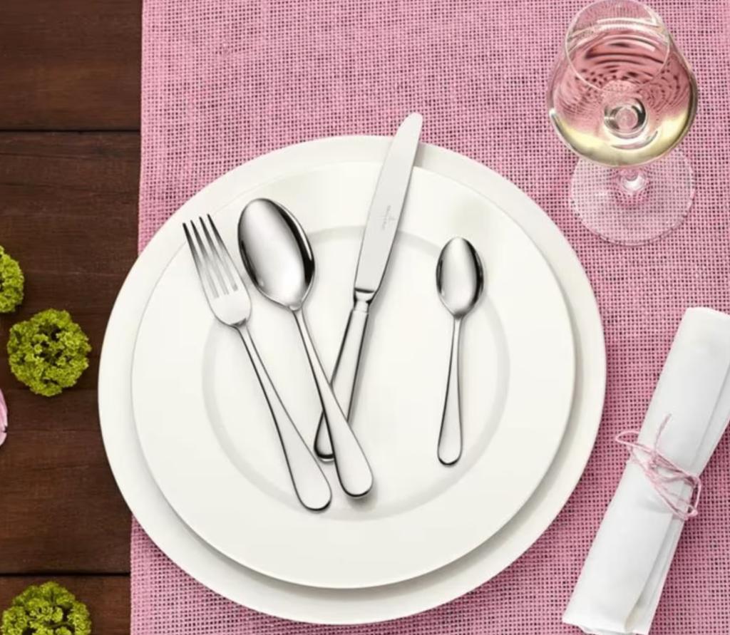 Couverts Oscar 24 pièces Villeroy & Boch, Enlèvement, Utilisé, Inox ou Chrome, Ensemble de couverts