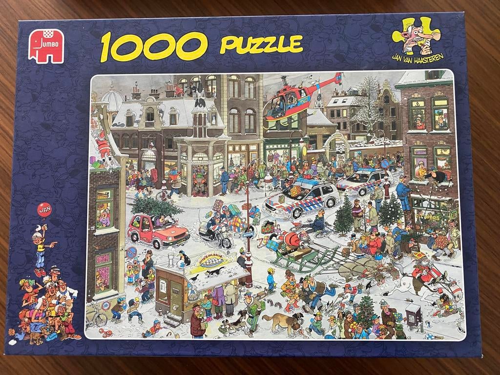 Jan van Haasteren puzzel, Ophalen, Zo goed als nieuw