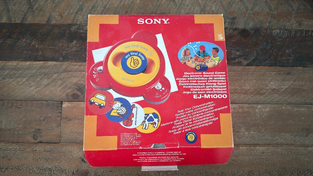 Vintage Sony My First Sony EJ-M1000 (Compleet!), Hobby en Vrije tijd, Gezelschapsspellen | Overige, Vijf spelers of meer, Ophalen of Verzenden