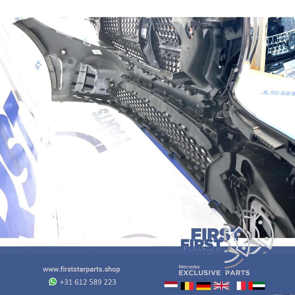 W205 FACELIFT AMG VOORBUMPER + diamond gril 2019 Mercedes C, Auto-onderdelen, Gebruikt, -, Voor, Ophalen of Verzenden