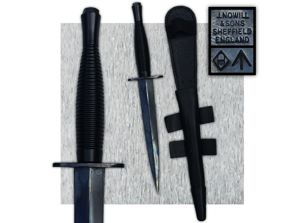🚨1940-70 DAGUE PARA COMMANDO J.NOWILL & SONS SHEFFIELD, Enlèvement ou Envoi, Armée de l'air, Couteau ou Poignard
