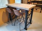 Unieke bartafel, statafel van steigerhout en staal elke maat, Ophalen, Nieuw