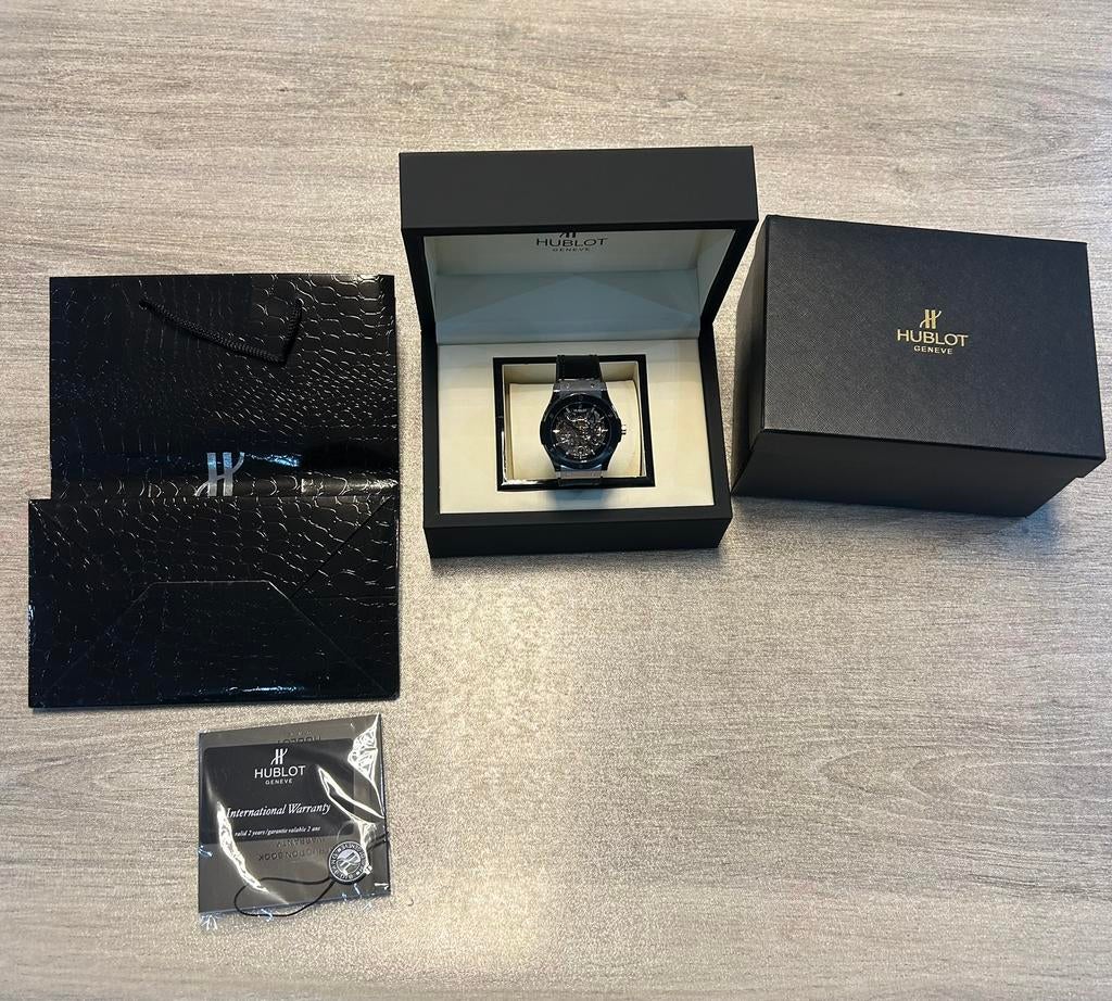 Prachtige Hublot Horloge AUTOMATISCH - NIEUW!, Bijoux, Sacs & Beauté, Montres | Hommes, Enlèvement, Neuf, Montre-bracelet